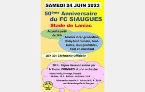 50ème Anniversaire du FC SIAUGUES